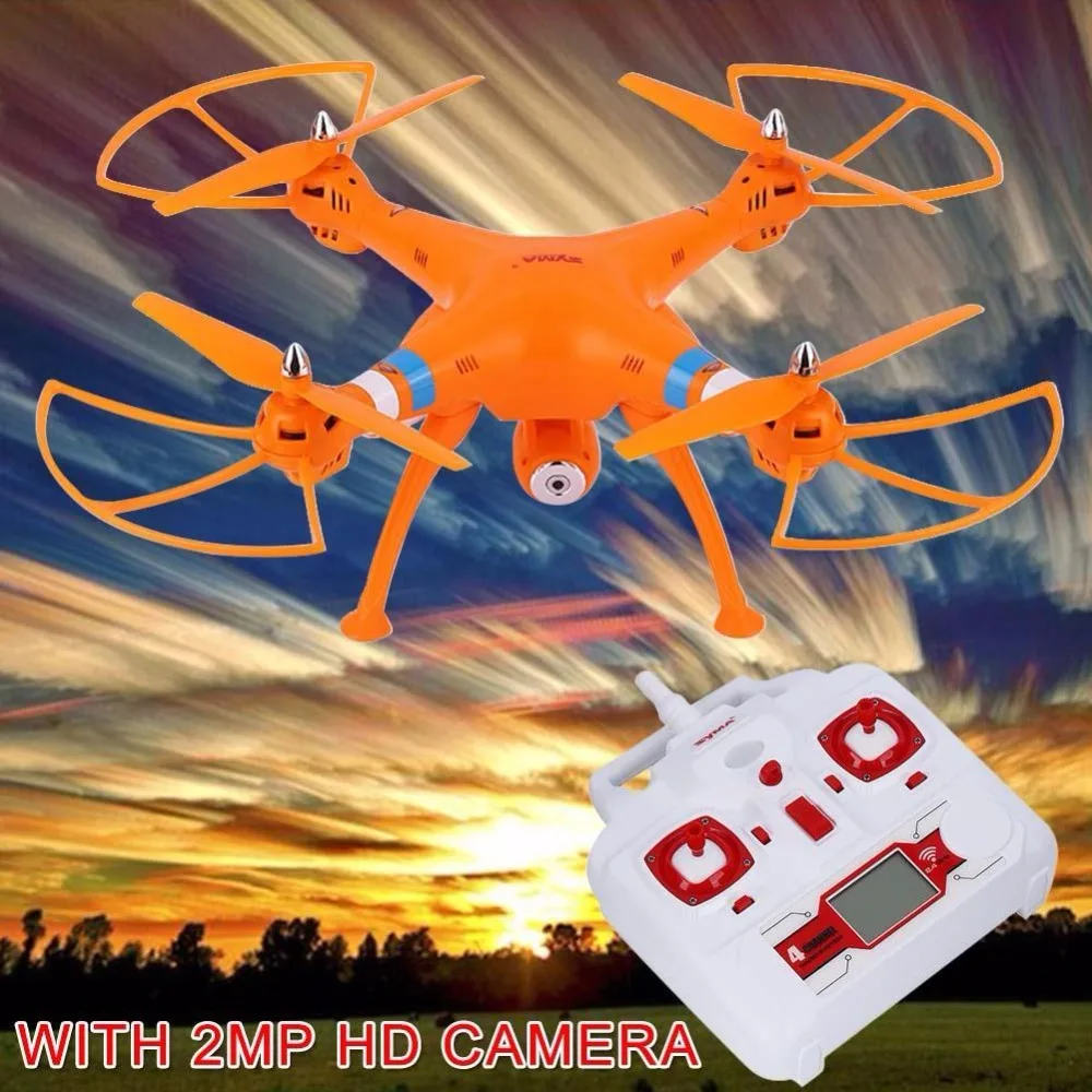 

2.4G 6-Axis gyroscope RC Quadcopter UAV RTF UFO 2MP HD Camera Syma X8C orange