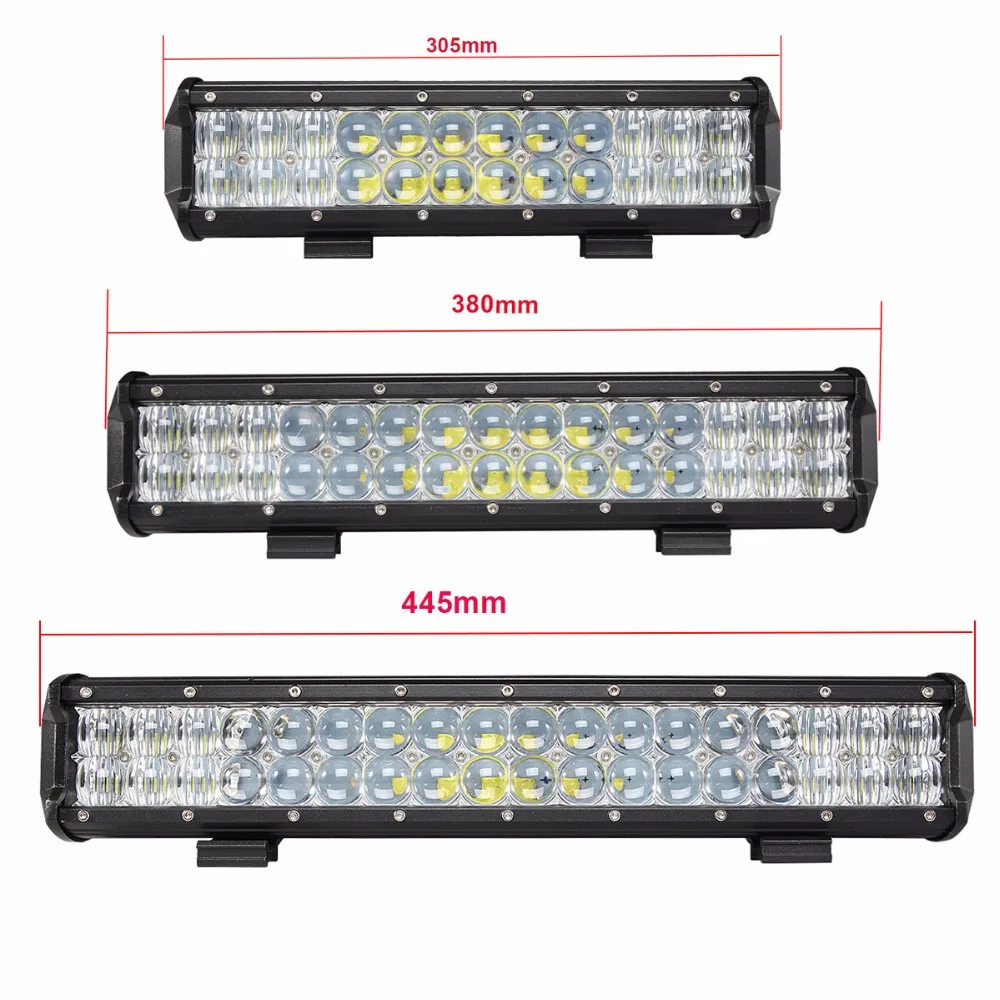 12 15 17 дюймовый внедорожник светодиодный свет бар 12 V 24 V автомобиль кроссовер, грузовик, трейлер трактор Лодка ATV 4WD 4X4 Camper пикап очень 5D дальнего