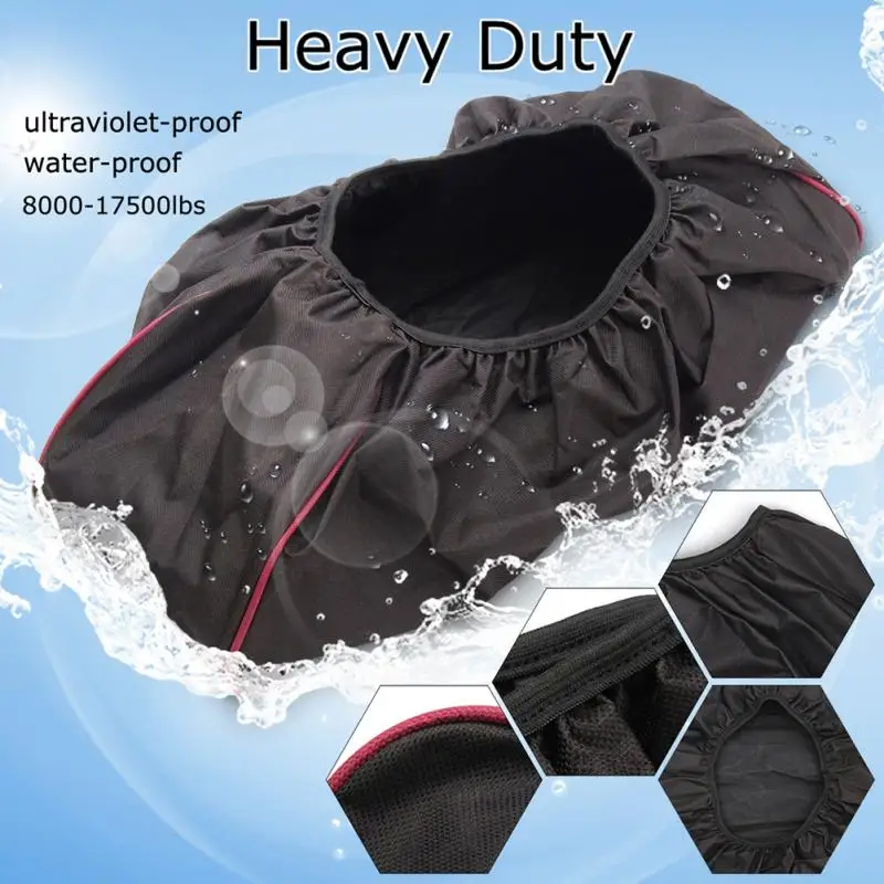 

600D Oxford Fabric Dustproof Waterproof Winch Cover Car 8000-17500 Capacity