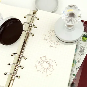 

Timeline Photosensitive seal Chronodex stamp 12/24 Pie chart time stamp planner accessories office & school supplies stationery