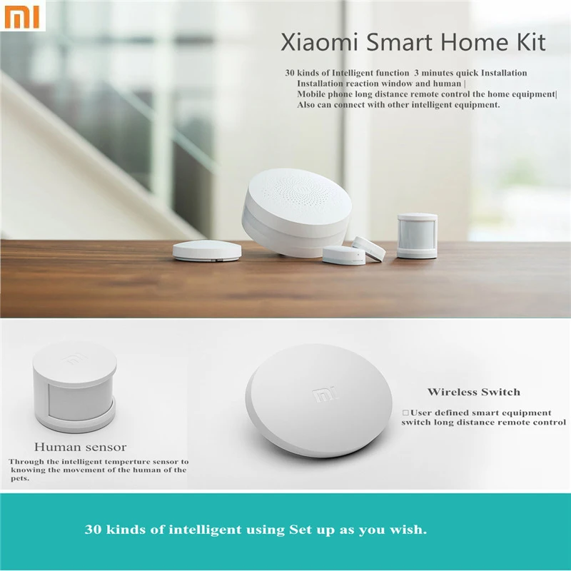 Xiaomi Смарт Домашней Автоматизации Умный Дом Дверь Окно тела Датчик Движения беспроводной сети Дистанционного через IOS Android