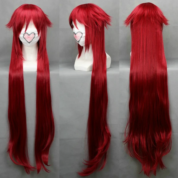 Kuroshitsuji Black Butler Grell Sutcliff W i g голова для косплея аксессуар для волос mp000333