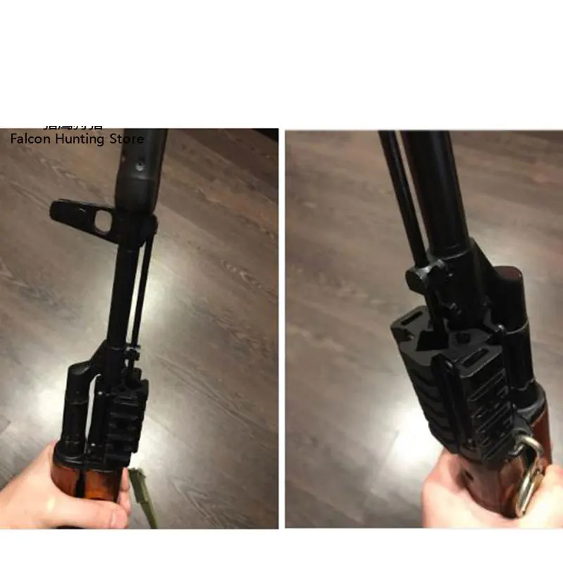 التكتيكية الثلاثي الجانب ثلاثي السكك الحديدية برميل جبل-5 فتحات 21mm Picatinny و ويفر القضبان إرفاق الليزر قبضة مصباح يدوي Bipod ل