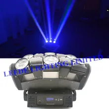 4 шт./лот 6*12 Вт rgbw 6 головок луч-паук светодиодные движущиеся фары головного света