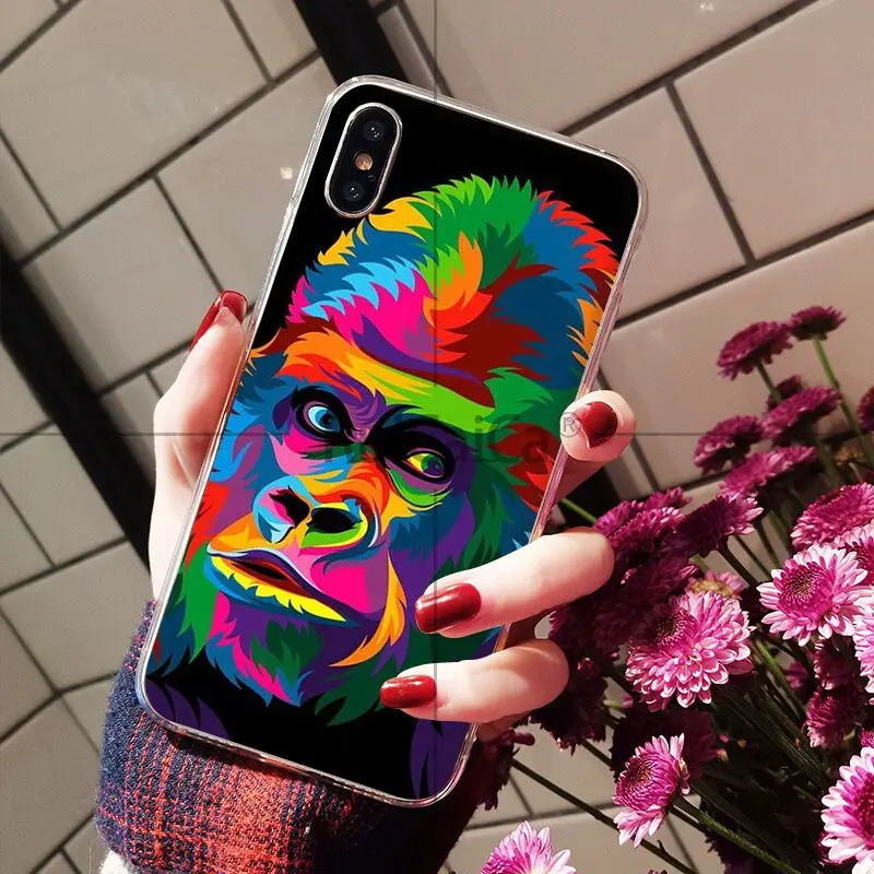 Art animal deer lion tiger fox orangutan