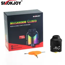 100% первоначально Smokjoy гриб 24 мм RDA ввиду капельного распылителя 510 Нитки для электронных сигарет комплект VAPE танк