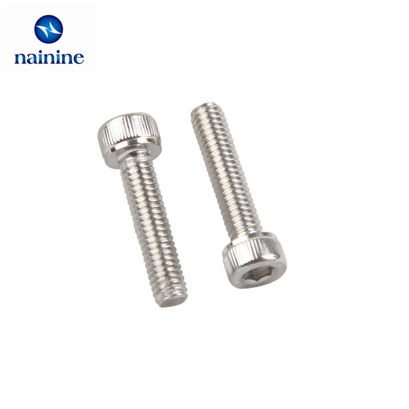 20Pcs M4 M5 M6 DIN912 304 Stainless Steel Hexagon Socket Head Cap Screws Hex Socket Bicycle Bolts HW003 20Pcs M4 M5 M6 DIN912 304 Stainless Steel Hexagon Socket Head Cap Screws Hex Socket Bicycle Bolts HW003