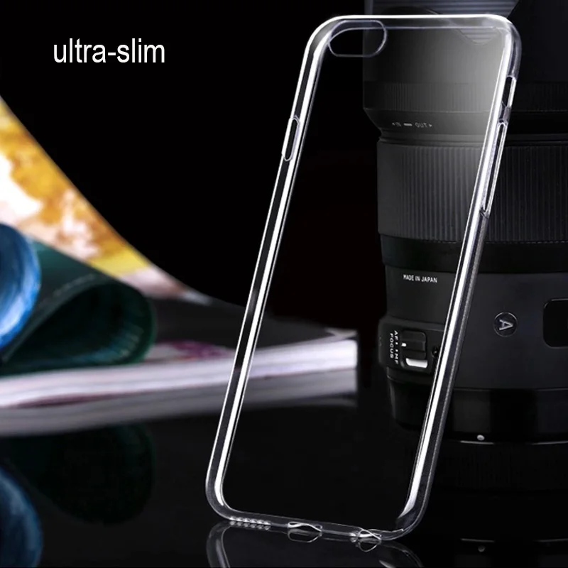 Transparent Clear Case for iPhone 5S SE 6 6S 7 Plus 0.3MM Soft TPU Rubber Back Cover Shell Case For iPhone 6s Funda Coque Capas (5)