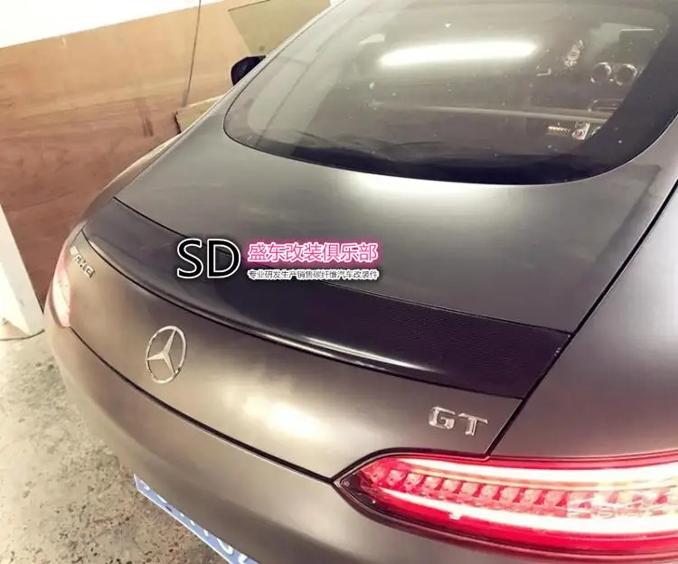Подходит для Mercedes Benz AMG GT задний спойлер заднего крыла из углеродного волокна|rear