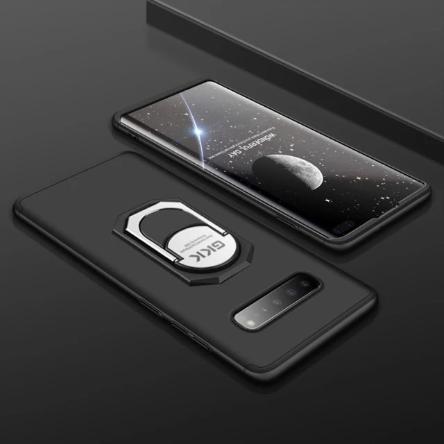 black Для samsung Galaxy J6 Plus чехол J4 Prime чехол роскошное кольцо магнетизм оболочка для samsung J8 J2 Pro J7 J5 J3 MAX DUO чехол - Цвет: black