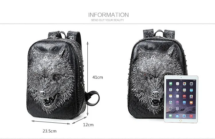 wolf head backpack (3)
