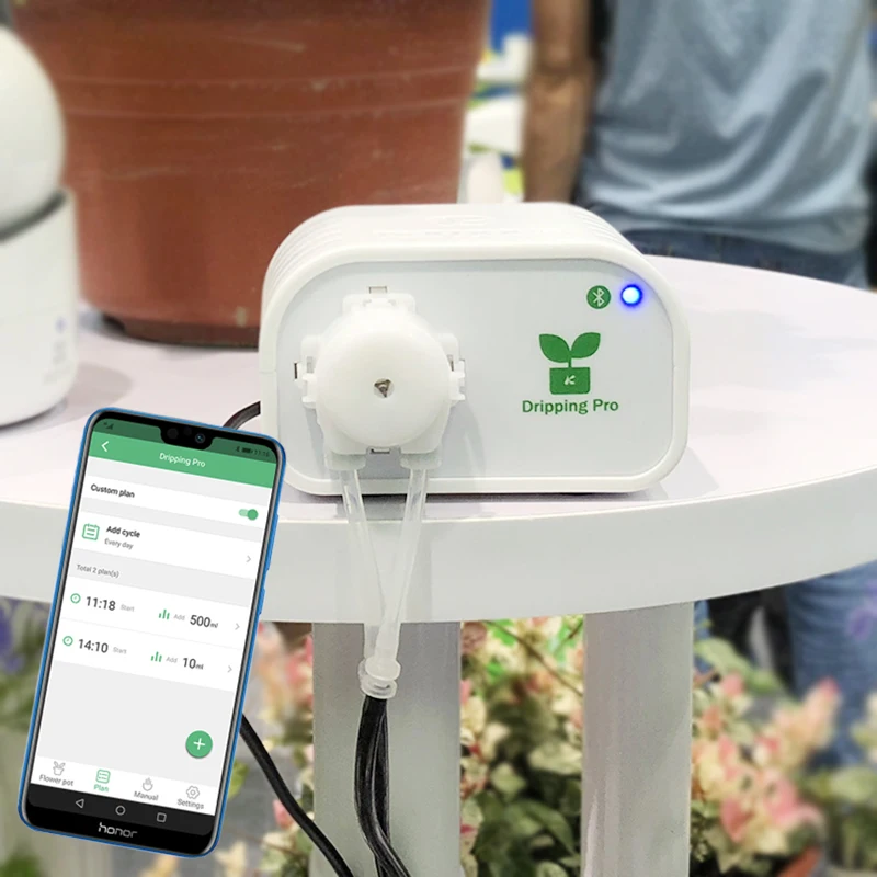 

Mobile phone control Automatic watering device Dripping pro Garden plant Drip Irrigation system Intelligent water timer pump