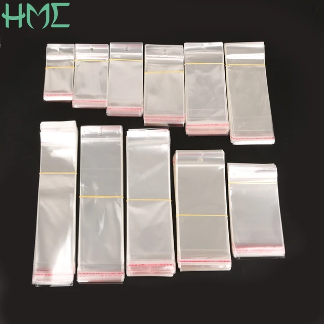 5/10pcs PVC Self Sealing Frosted Plastic Jewelry Zip Lock Bags Thick Clear  Ziplock Earrings Packaging Reclosable Storage Pouches