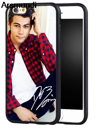 

Arsmundi Dylan O'Brien signed Phone Cases for iPhone 4S 5C 5S 6S 7 8 Plus XR XS Max for X S8 9 6 Case Soft TPU Rubber Silicone