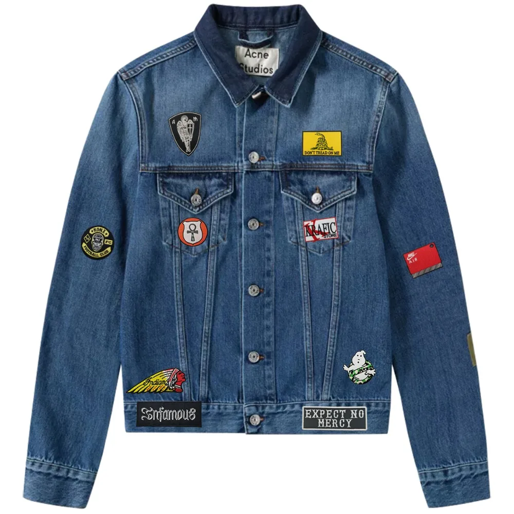 Сделай Сам AM Angle Patches вышитые бирки с железной подложкой Логотип Пользовательский