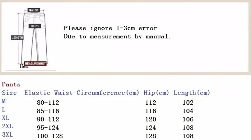 2633 size pants