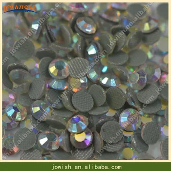 

wholesale 500gross / bag ss10 Korean Clear AB Rhinestone Hot fix Strass Hotfix Stones Crystals Rhinestones for dress
