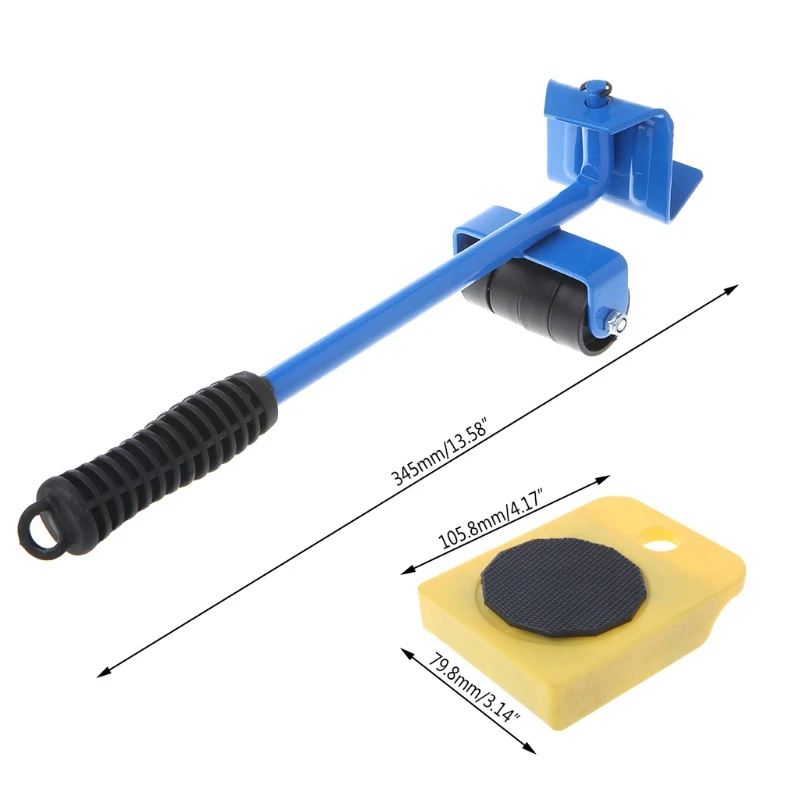 5 шт. мебель транспортировочный ролик Набор удаление подъемный инструмент для перемещения тяжелого перемещения дома