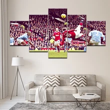 ФОТО football club game sport wayne rooney decor wall art pictures living room canvas modular print painting framed 5 pieces artwork