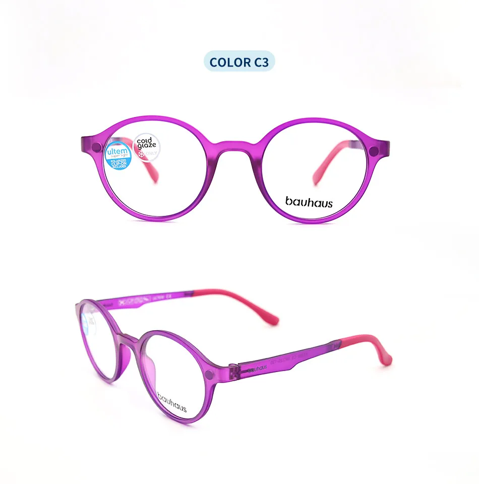 Ultem рамка для детских очков круглые Модные оптические очки Магнитная оправа солнцезащитные очки анти-голубые очки