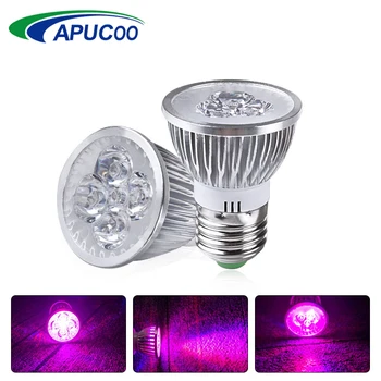 

LED Grow Light E27 LED Spotlight Bulb 6W 10W indoor Grow Lamp For Greenhouse Grow Tent Hydroponics System 85-265V Full Spectrum