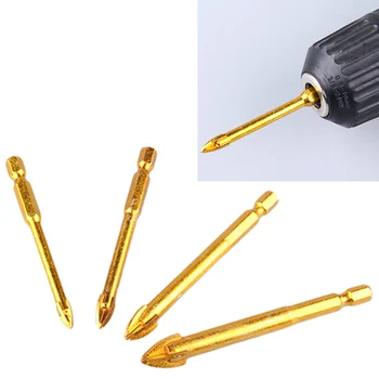 

1Pc Durable Glass Drill Bit Tungsten Carbide Tipped Ceramic Tile Cutter with 1/4" Hex Shank Power Tools Accessories 6/8/10/12mm