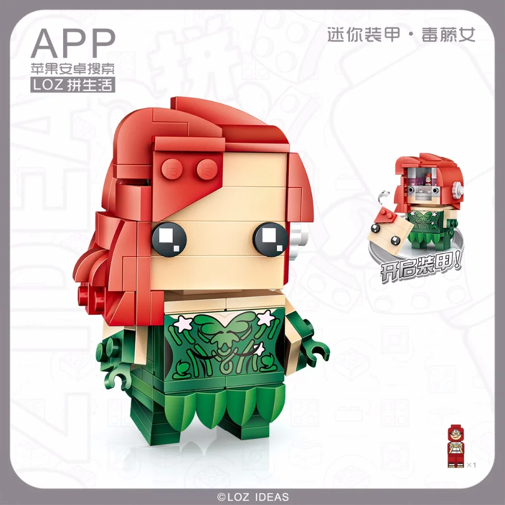 LOZ Mini Blocs Poison Ivy Action Figure Pamela Isley Super
