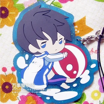 

Free! Anime Nanase Haruka Kawaii Rubber Strap Keychain