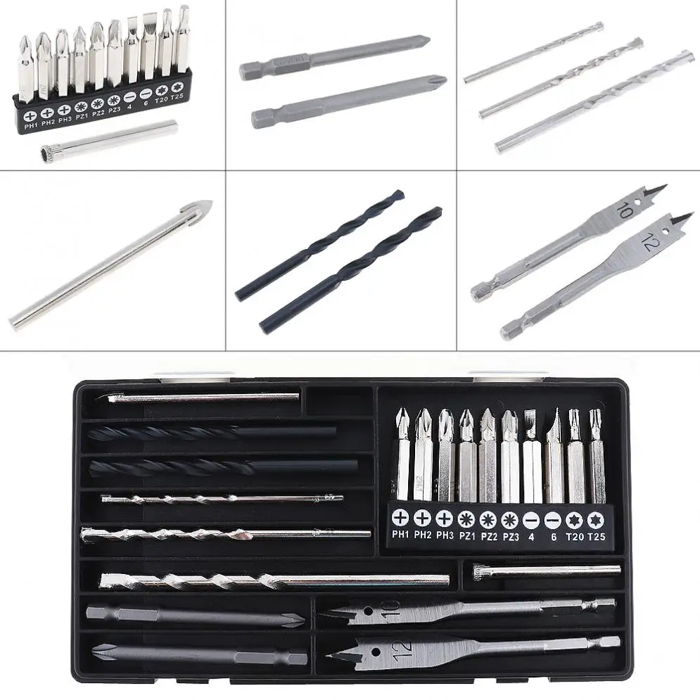 Buy 21pcs/set Multifunction Drill Bit Combination Kit