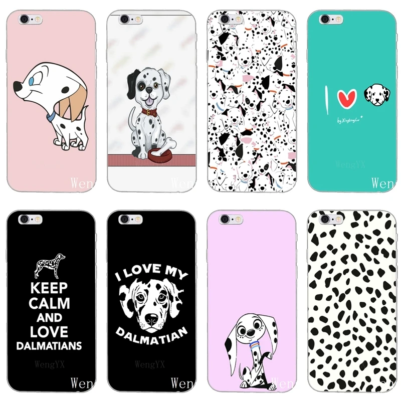 

Silicone Phone Case Baby Dalmatian puppies Dog For Samsung Galaxy J6 J4 Plus Prime J7 J5 pro J3 A3 A5 A7 2018 2017 2016