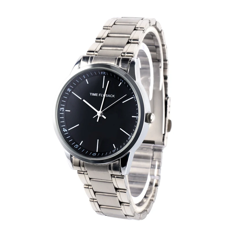 

Men's Watch Business Brand Luxury Quartz Clock Digital Steel Belt Sports Watch Anticlockwise Backwards Designer Quartz Watch