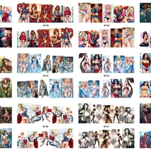 Новинка, 1 лист, MT37-48 для ногтей, микс, мультфильм, горячий человек, девушка, сексуальная леди, большая грудь, искусство для ногтей, переводная наклейка, наклейка, тату для ногтей