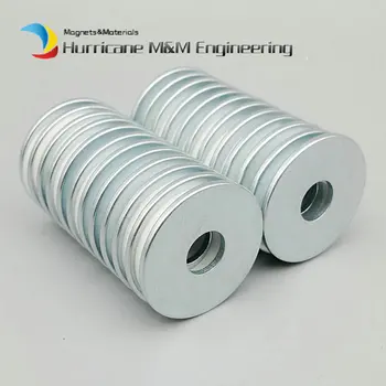 

24pcs NdFeB Magnet Ring Dia. 32.3x10x2 mm N35SH High Temperature Thin Ring Magnetized Neodymium Permanent Rare Earth Magnets