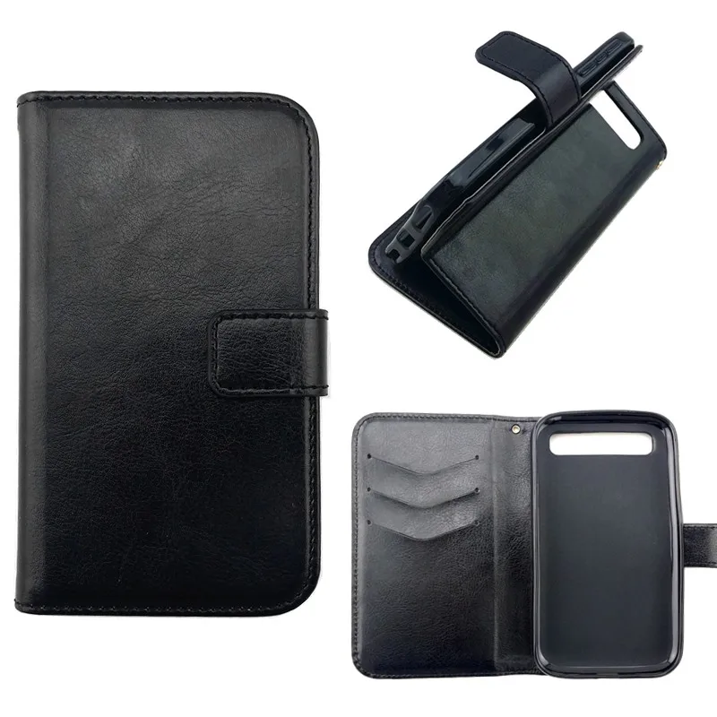 For BlackBerry Classic Q20 Luxury Wallet Leather Case Flip Card Slot Stand Cover Black Berry Skin Phone Shell | Мобильные телефоны