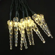 YIYANG 4 м 40 светодиодный s светодиодный светильник мигающий светодиодный светильник гирлянды Сосулька Рождественский праздничный светильник s Luces Festival Carambano Cortina