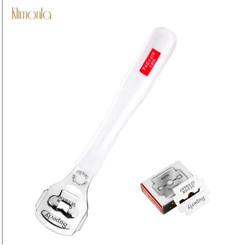 

1pcs Pedicure Callus Shaver For Finger Care Plastic Handle Dead Skin Remover Cutter Trimmer Scraper With 10 Blades