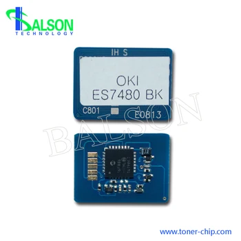 

Free shipping Hot sale toner chip for oki es7470 es7480 cartridge reset chips 45396216 45396215 45396214 45396213