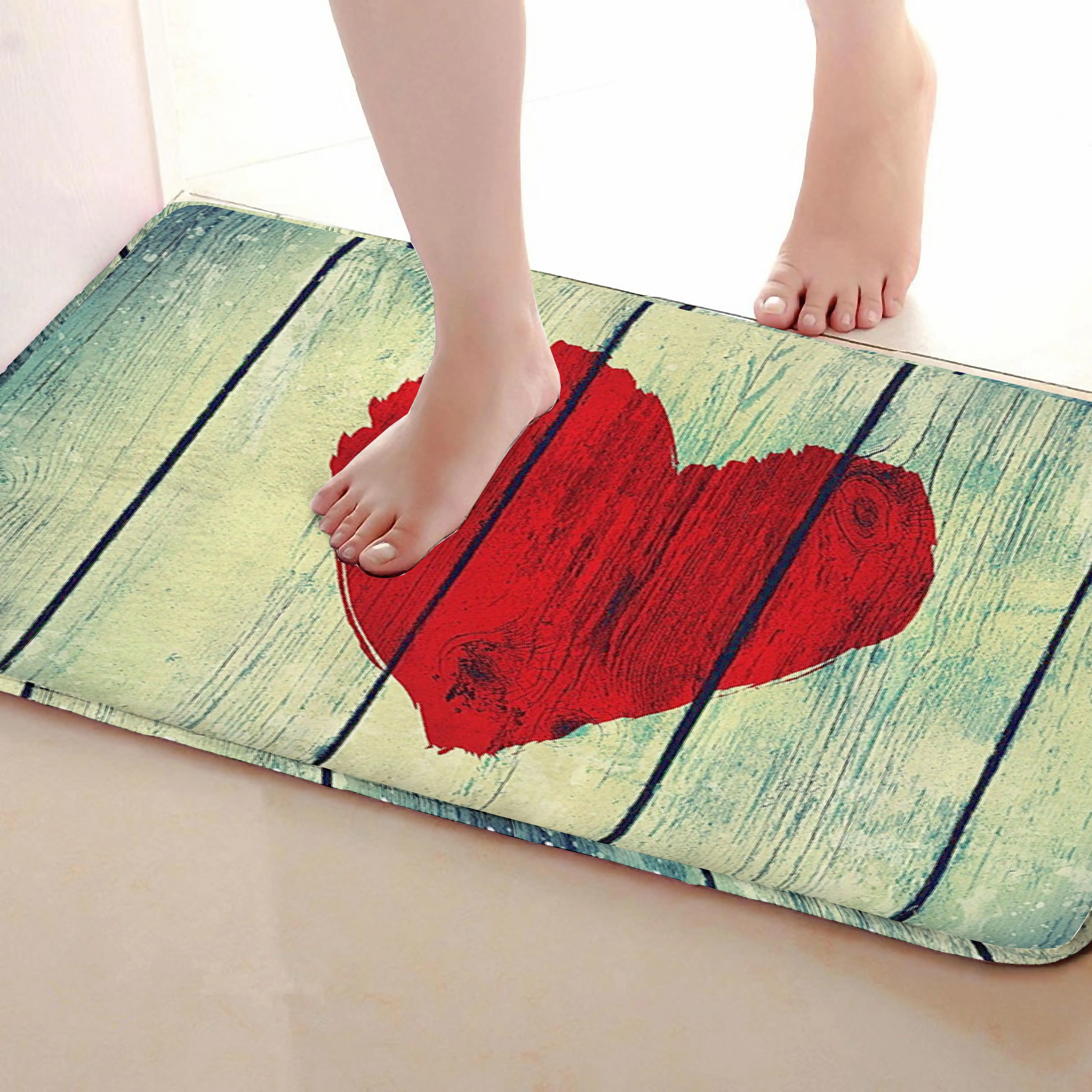 Сердце Стиль открытый Коврики S, забавные Нескользящие Для ванной Коврики, двери Коврики S, дверь входная Коврики s