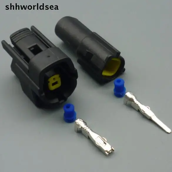 shhworldsea 1 Pin 1.8mm car horn socket female male Auto waterproof sensor plug Car Electrical connector auto cable connector shhworldsea 1 Pin 1.8mm car horn socket female male Auto waterproof sensor plug Car Electrical connector auto cable connector