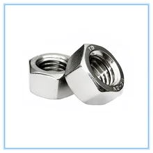 Acessórios para fixadores m2 m2.5 m3 m4 m5 m6 m8 304, rosca métrica de aço inoxidável, porcas hexagonais, 10 peças