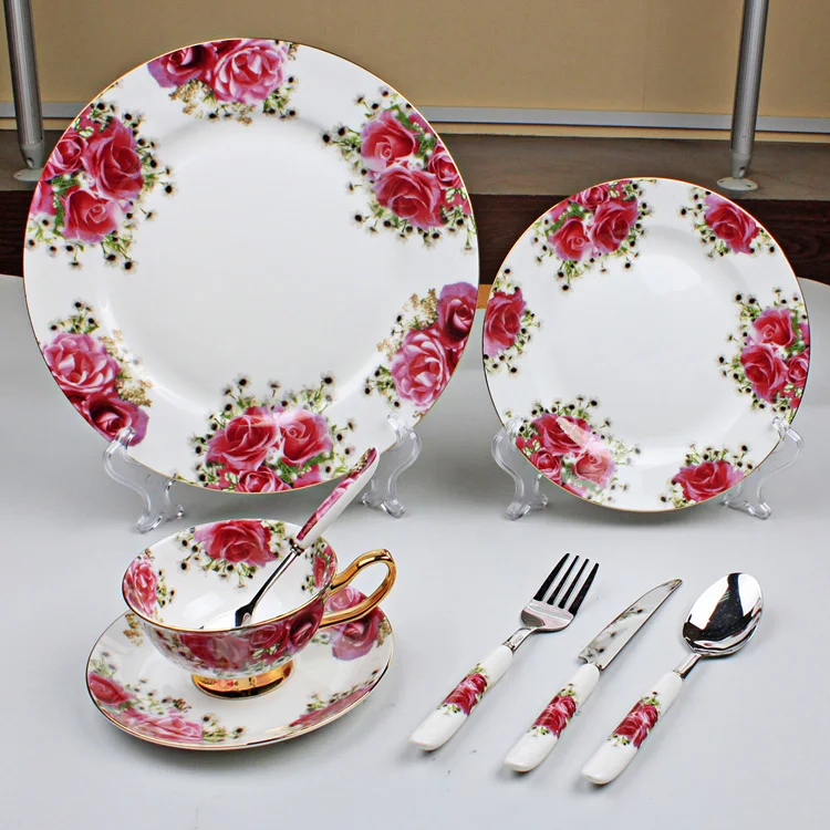 Fashion tableware dining table tableware full set of cutleryin