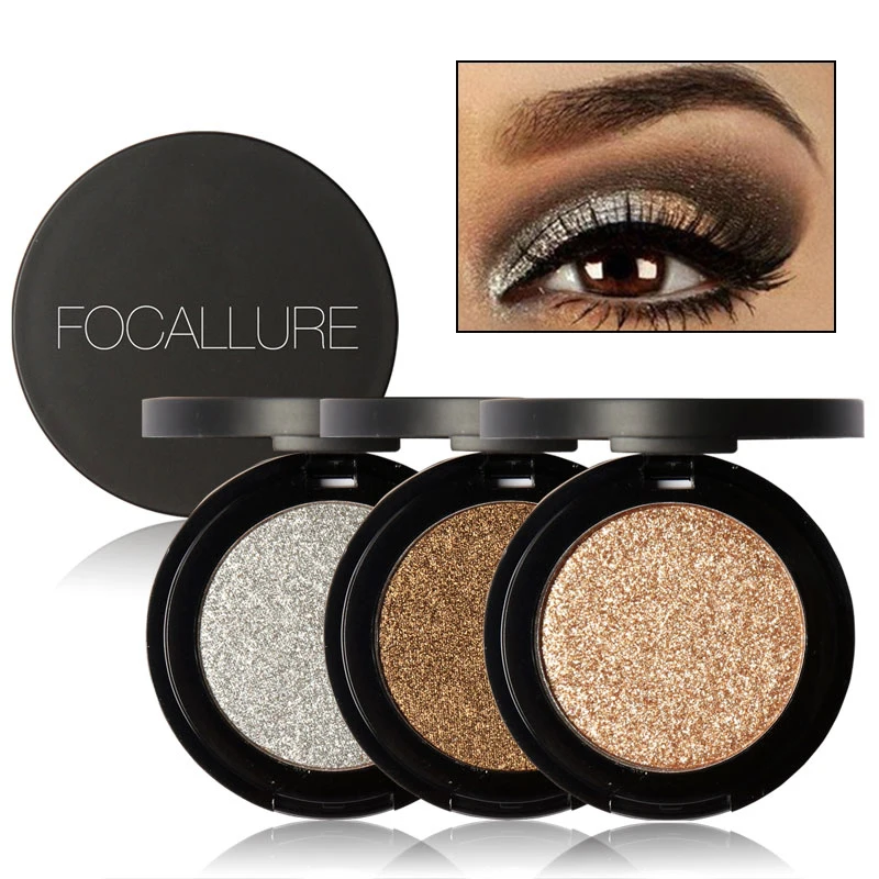 2017 Makeup Professional kits Glitter font b Eye b font font b Shadow b font Gold