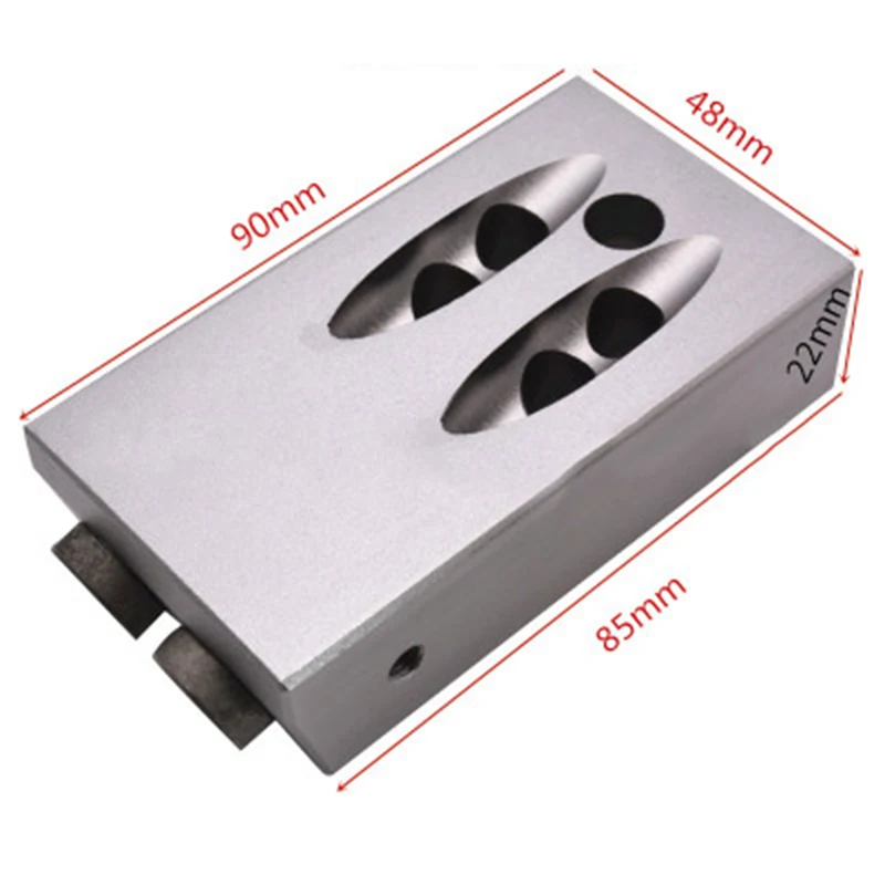 

Silver Woodwork Guide Oblique Hole Positioner Aluminum Alloy Woodwork Locator X