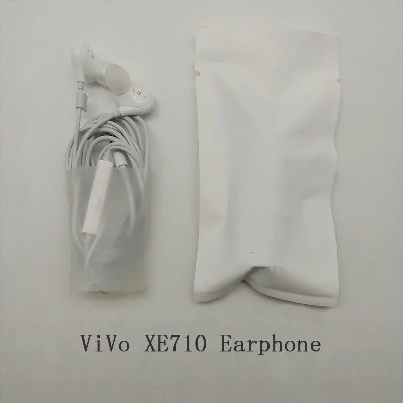 VIVO XE710 Наушники Hi-Fi звук отправляется в подарок с 3,5 мм вилкой провода контроллер наушники для VIVO X9plus X20 X21 X23 Nex