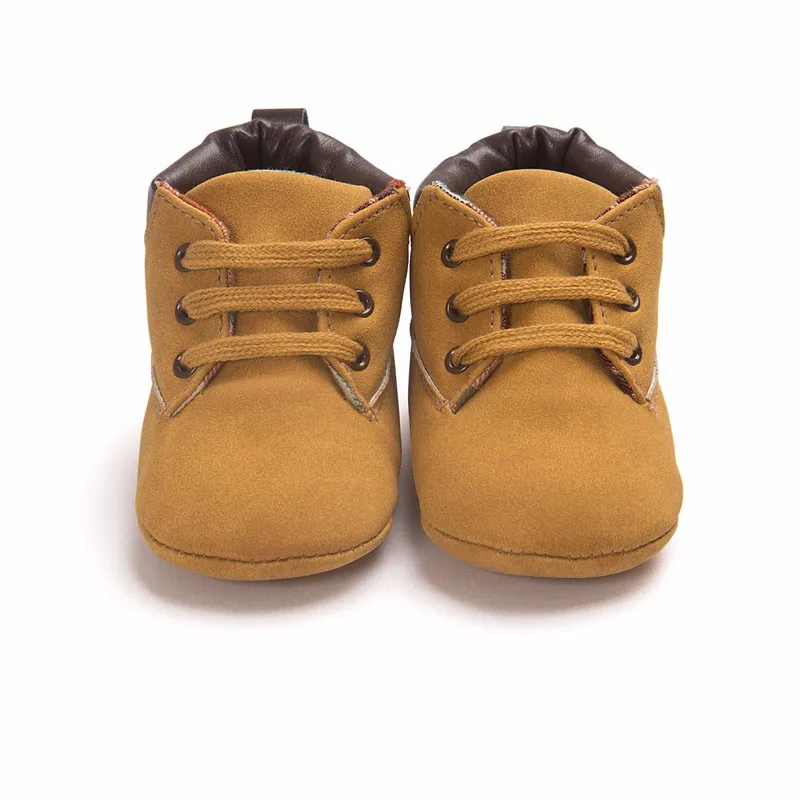 Baby Solid Leather Boots