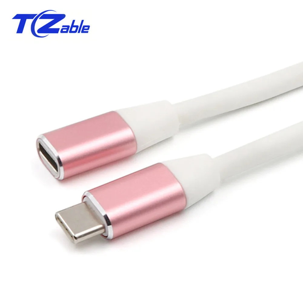 

USB C Extension Cable Type C Male To Female For Macbook Converter 1m USB 3.1 Phone Charging Cable For Lightning Extension Cord