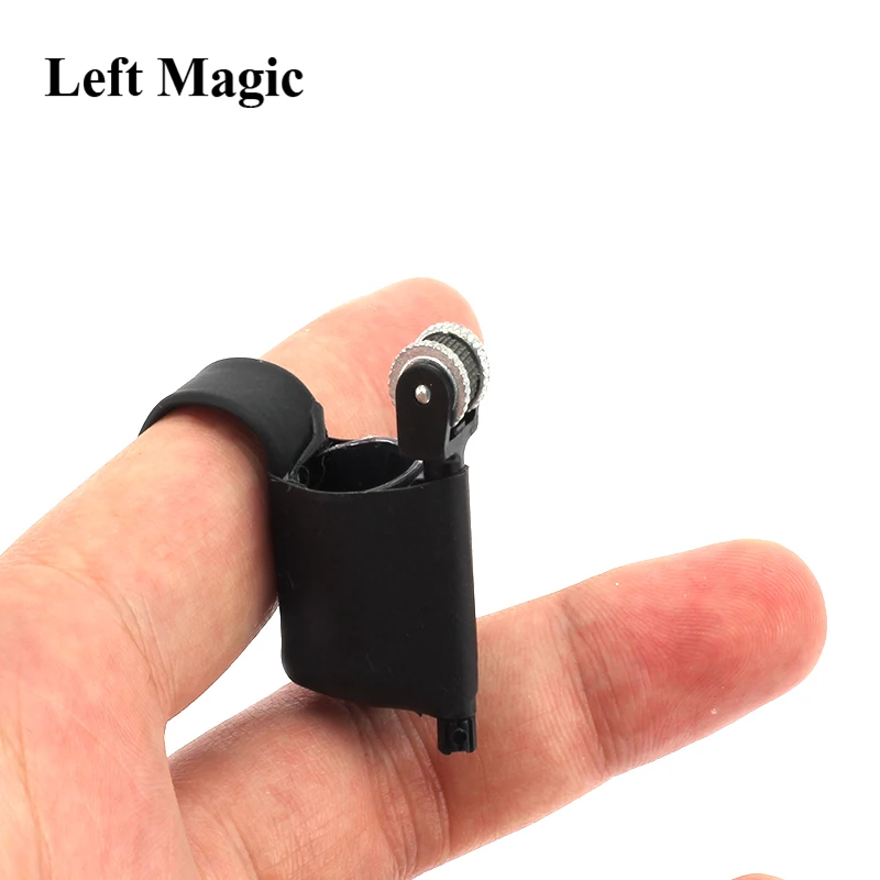 Finger Flasher Magic Trick металлическая вспышка пламени зажигалка устройство (маленькая артиллерия) огонь магический реквизит Волшебники Professional E3066