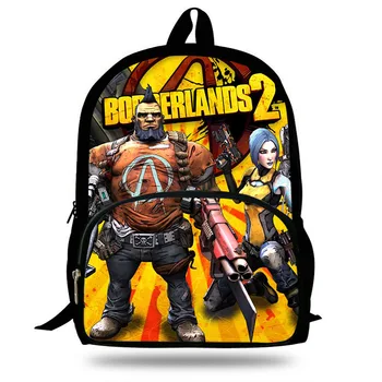 

Borderlands 2 Jack Tiny Tina Zero Ninja print Children School Bags for Teenage Boy Girls Students Daily Backpack Mochila Escolar