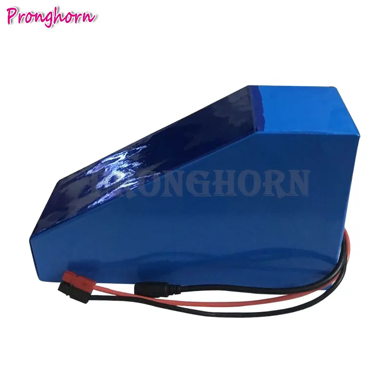 Cheap 48 Volt Triangle Ebike Battery 13AH 1000W 48V Lithium Battery 48V 13AH Battery Pack Use 2600MAH cell 30A BMS 2A Charger Free Bag 2