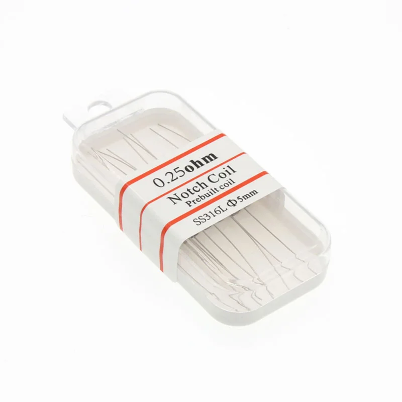 E-XY Notch coil 10PCS/BOX heating wire 0.25ohm premade Pre-built coils big for RDA RBA Atomizer E-XY Notch coil 10PCS/BOX heating wire 0.25ohm premade Pre-built coils big for RDA RBA Atomizer